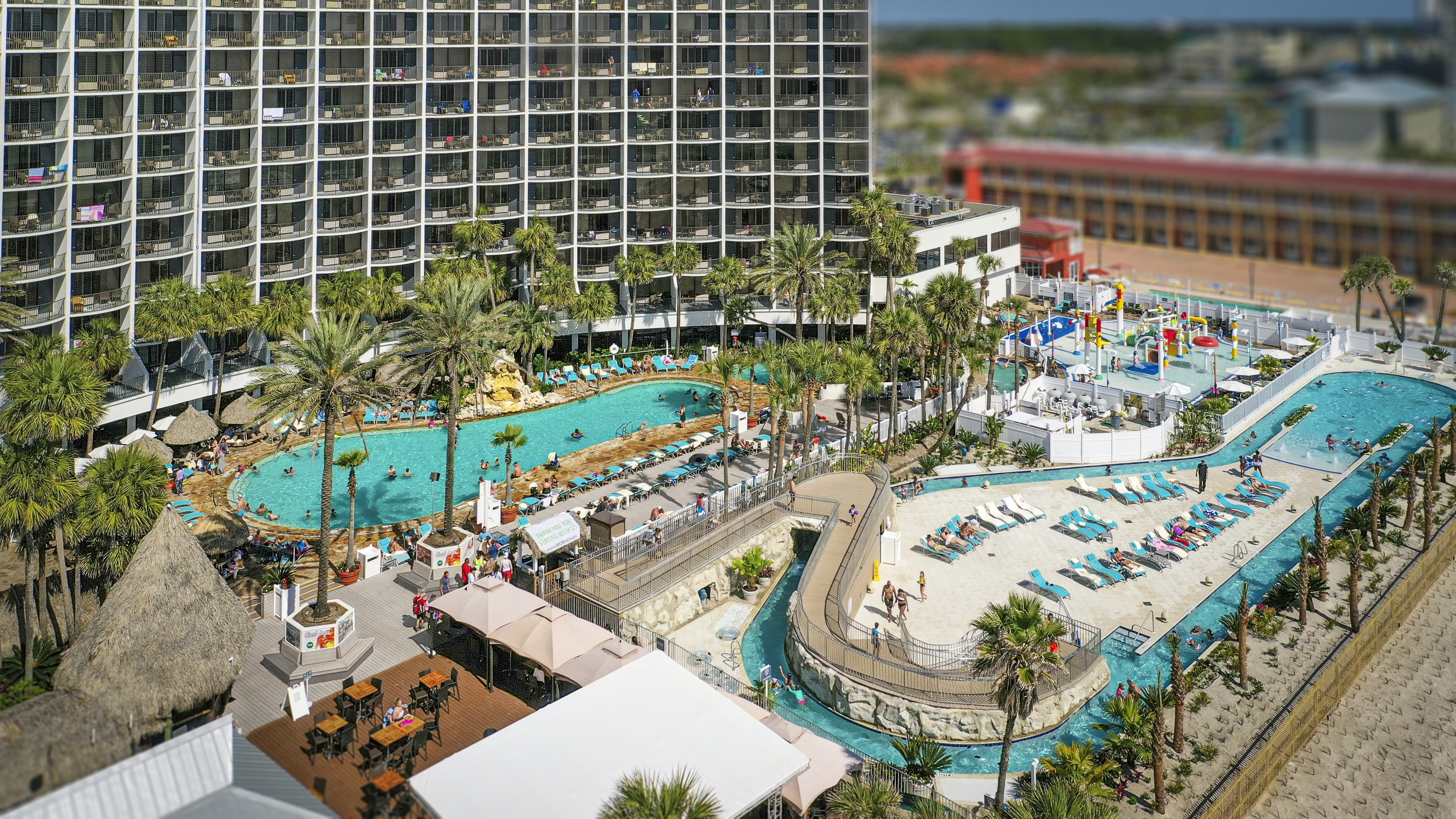 Aerial Photo of The Holiday Inn Resort Pool Deck